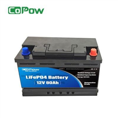 Baterai Surya Litium Ion 12V 80Ah